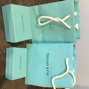 Tiffany & Co gift bags and boxes